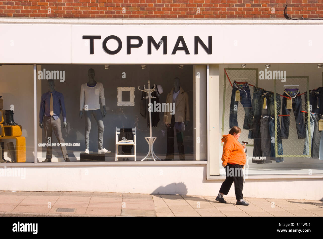 Topman clothing store in Norwich,Norfolk,Uk Stock Photo Alamy
