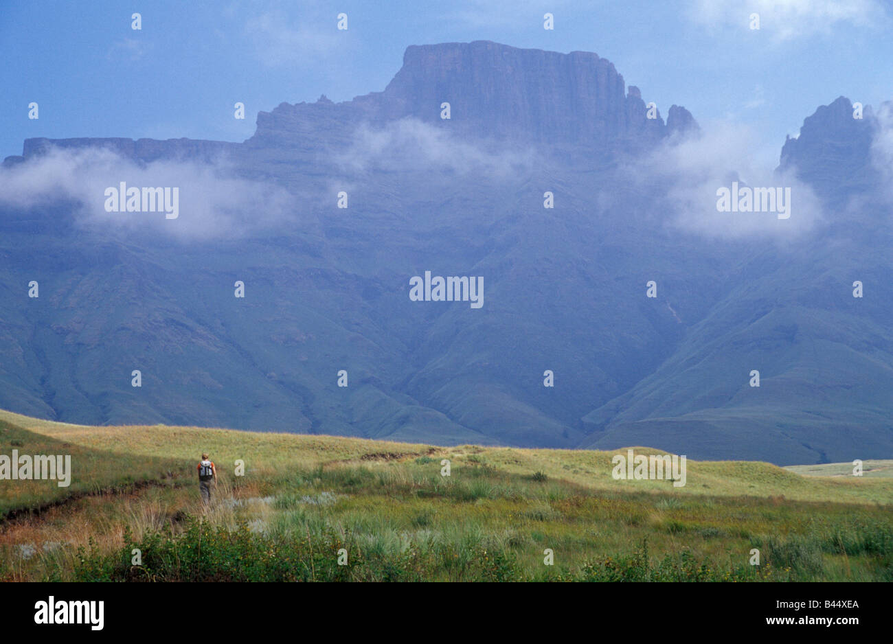 Drakensberg, Dragon mountains landscape in South Africa Stock Photo - Alamy