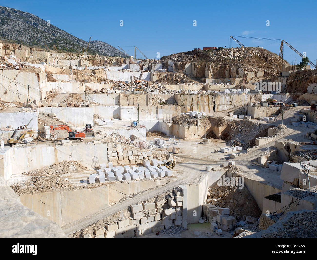 Marble quarry near Orosei,Sardinia Stock Photo Alamy