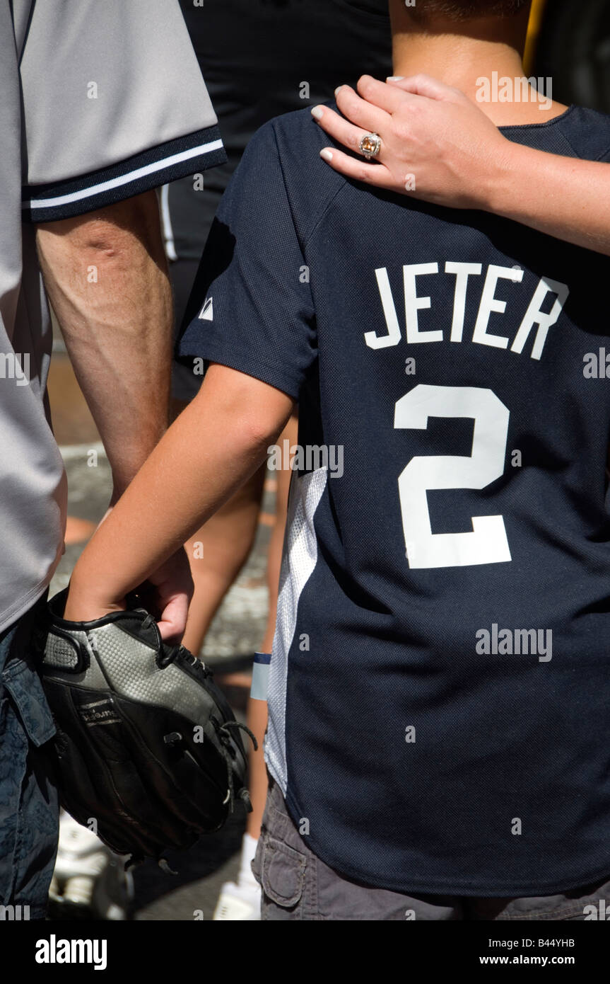 Derek Jeter Jersey - 2003 New York Yankees Home Throwback Baseball Jersey