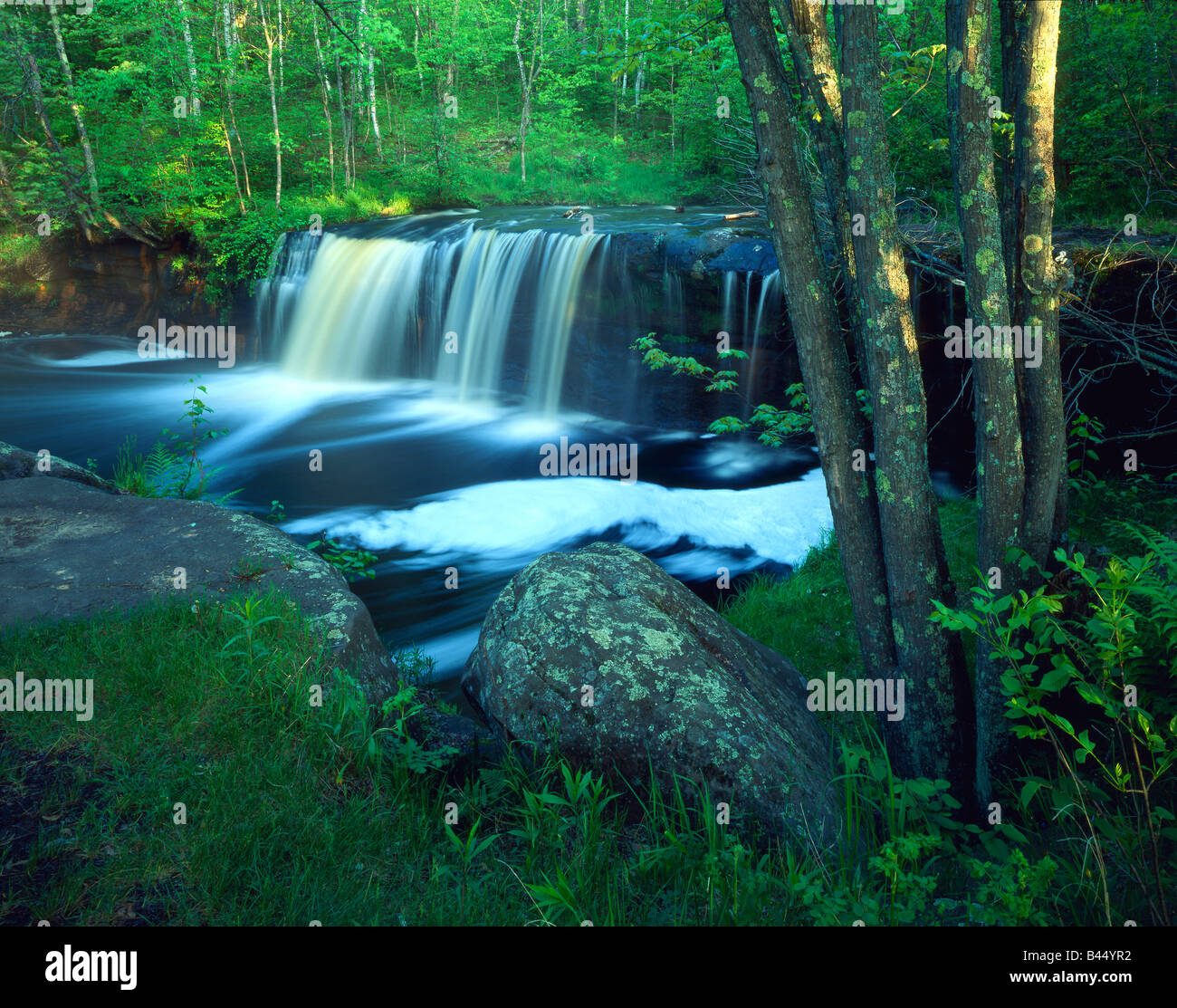 Wolf Creek Falls Banning State Park Minnesota Stock Photo Alamy