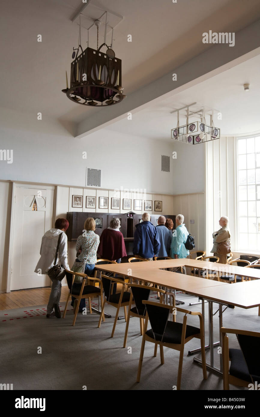 Uk Scotland Glasgow School Of Art Interior Visitors On