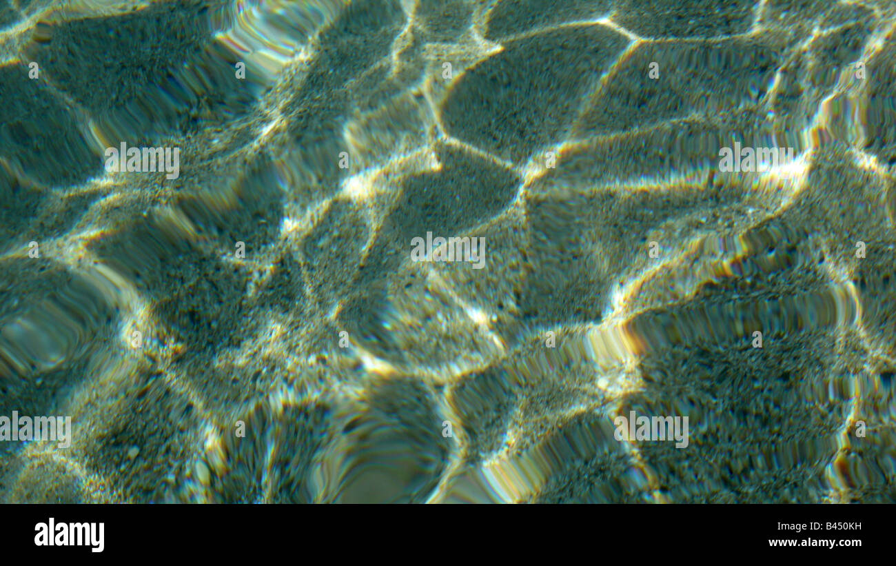 reflexions of clear water Stock Photo