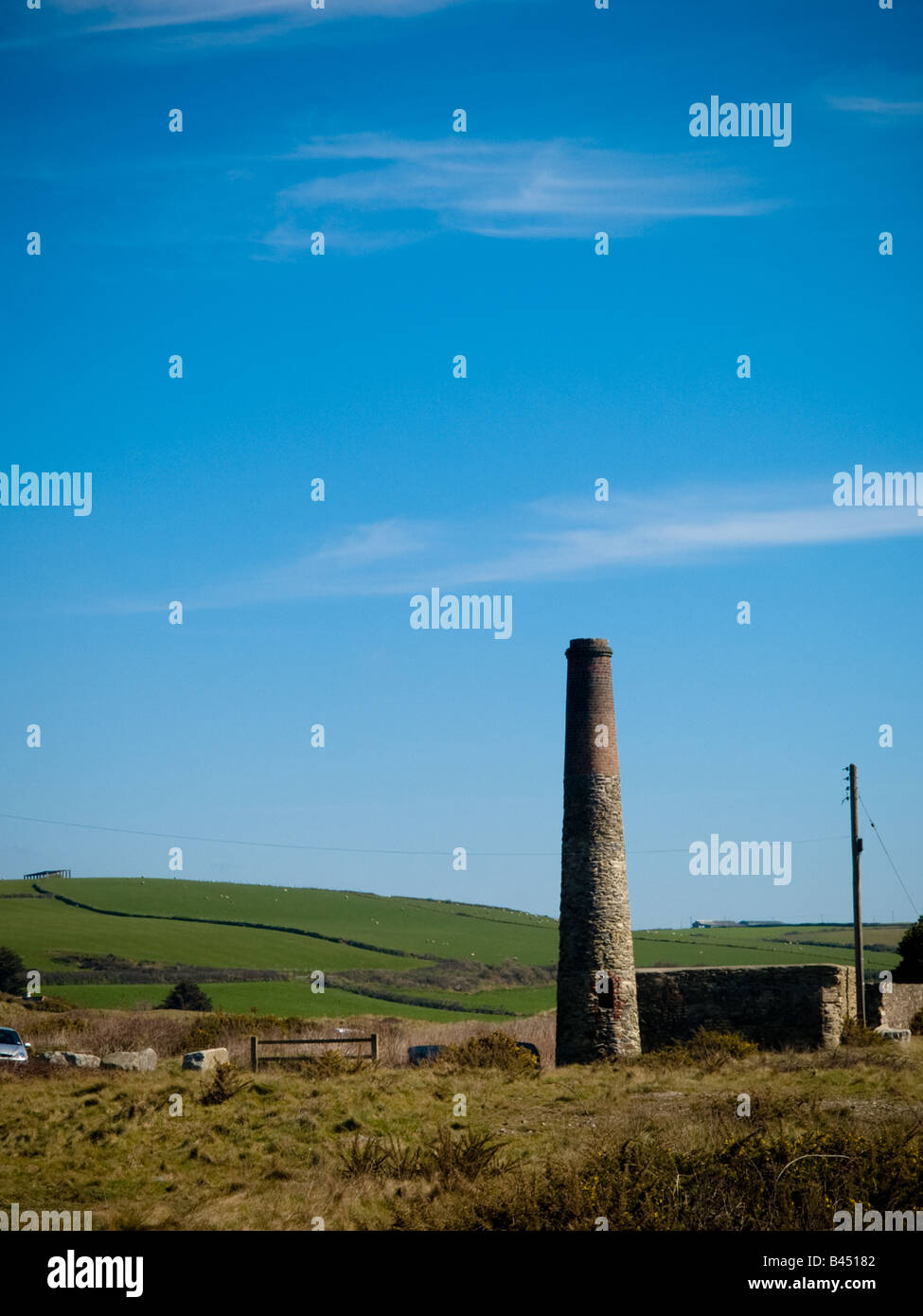 Old mine, Gwithian Stock Photo