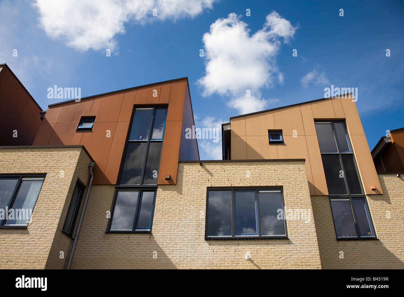 Modern architecture houses Lelystad Netherlands Stock Photo Alamy