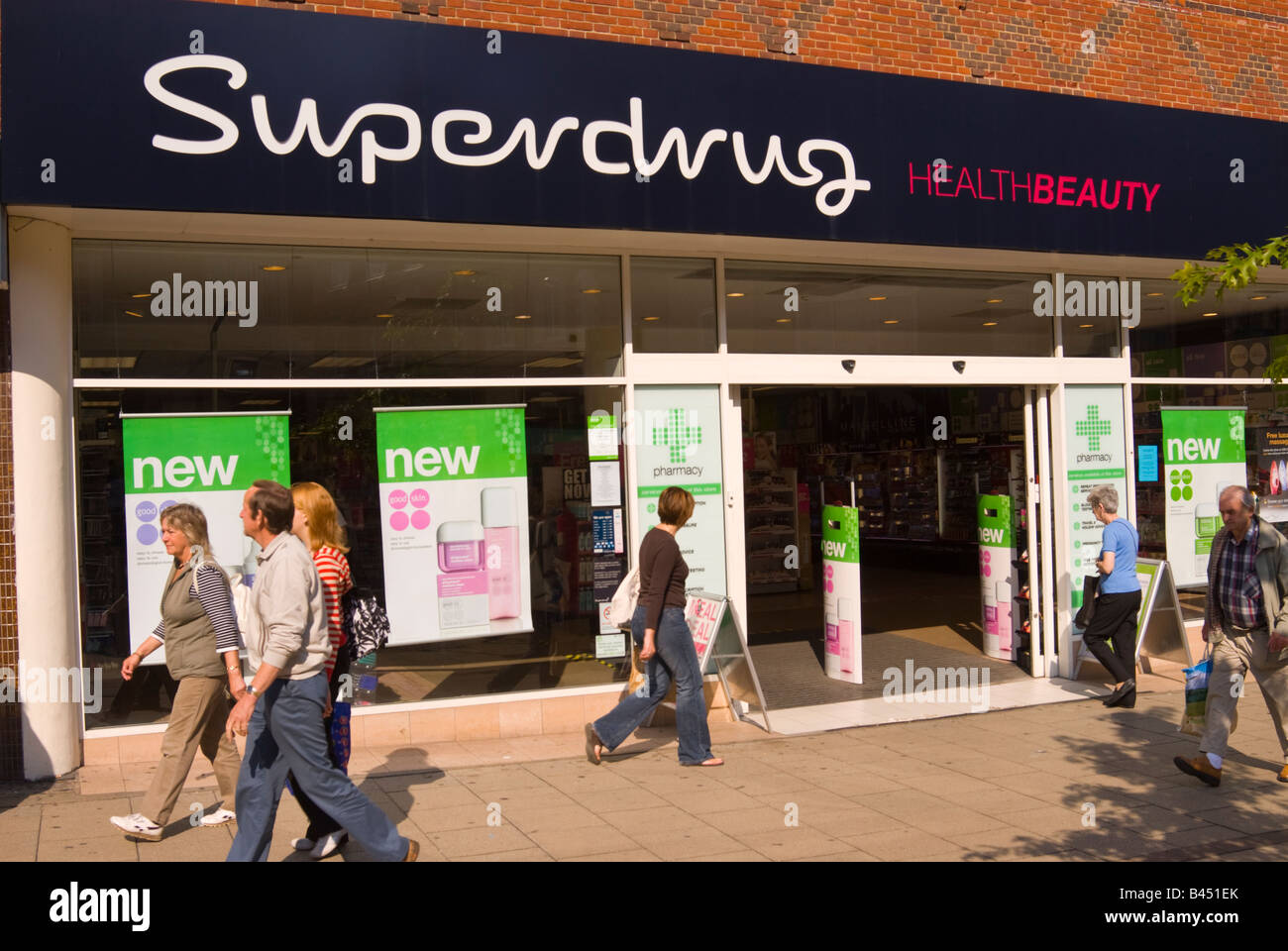 Superdrug Health & Beauty store in Norwich,Norfolk,Uk Stock Photo