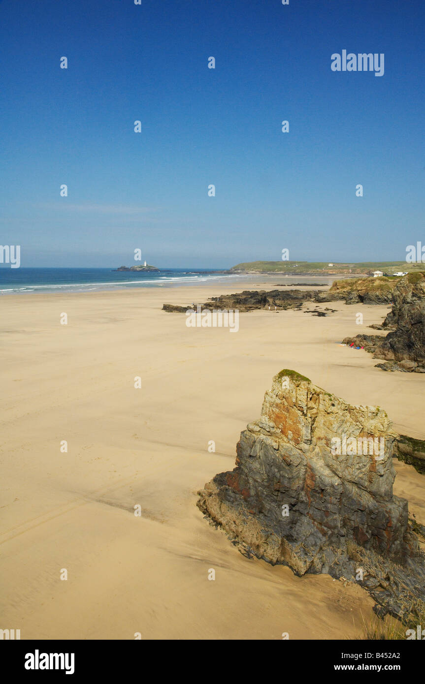 Beach at Gwithian Towans Cornwall UK Stock Photo Alamy