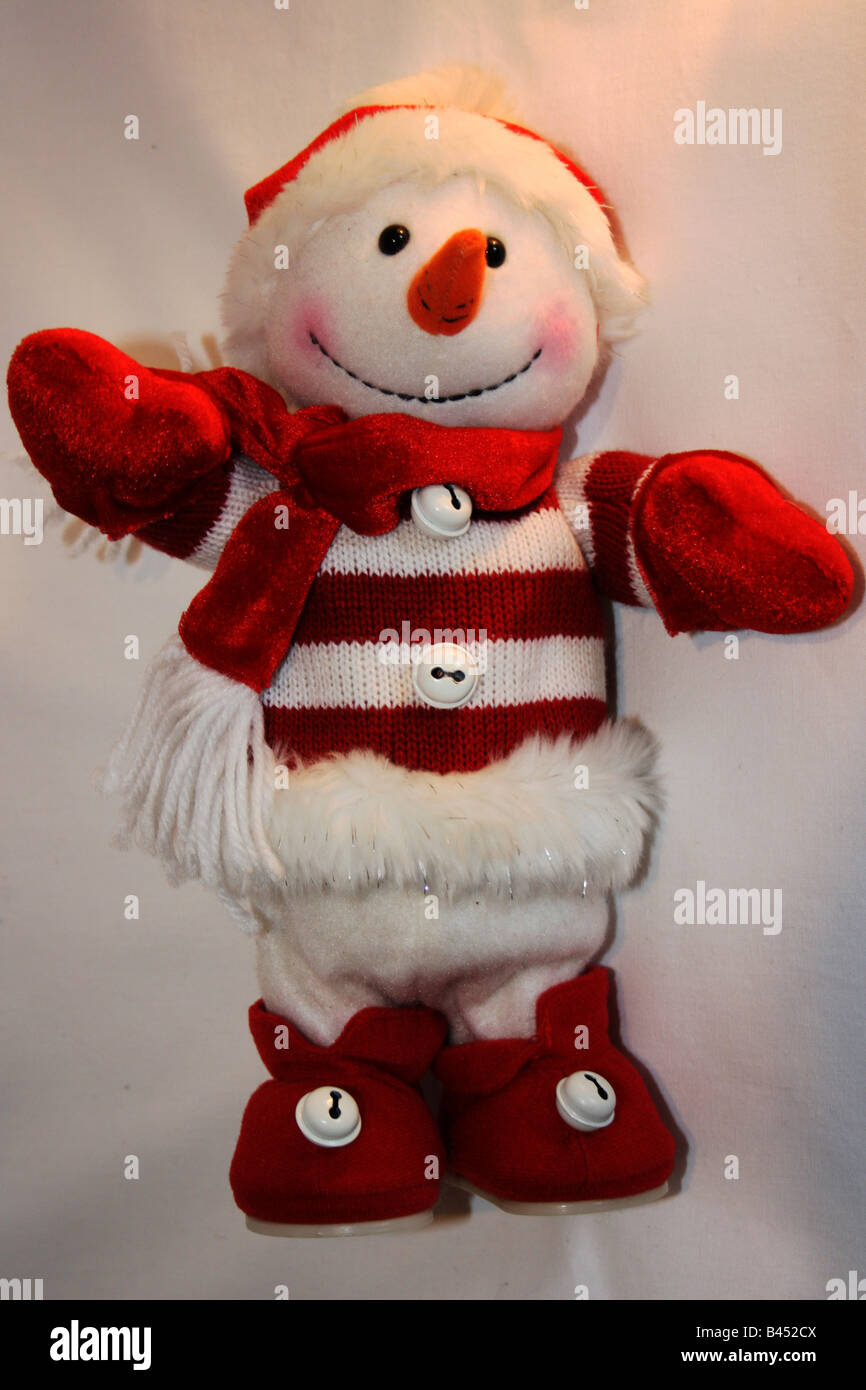 A dancing snowman toy Stock Photo Alamy