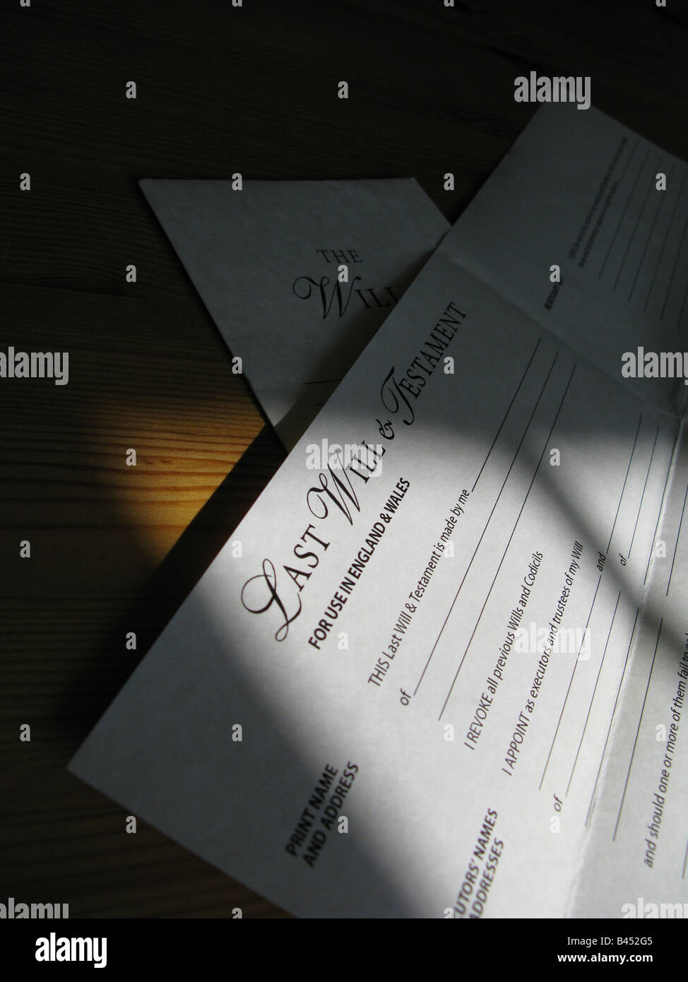 Last will and testament hi-res stock photography and images - Page 7 - Alamy