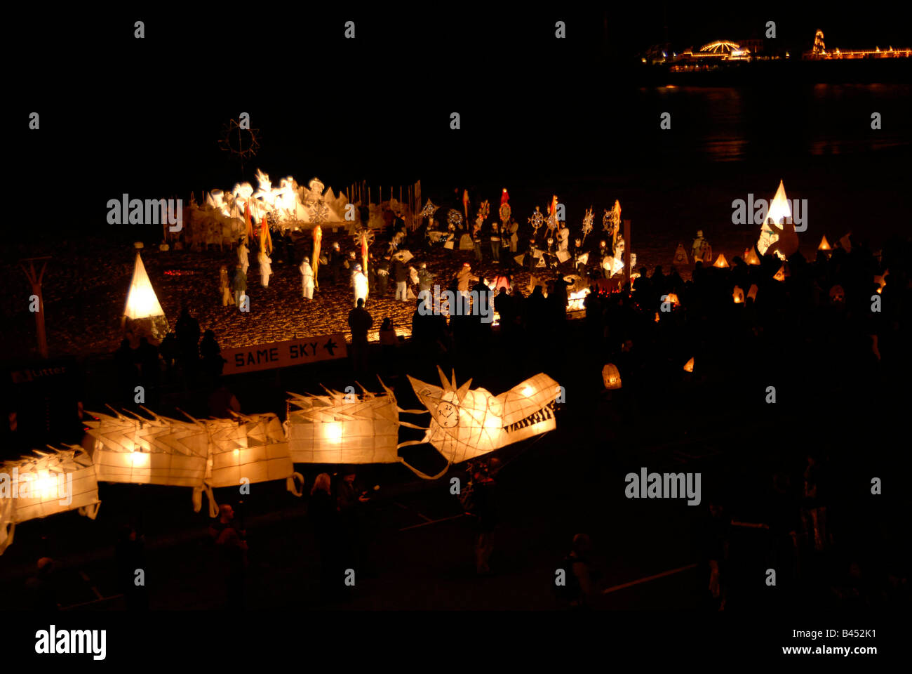 The Burning of the Clocks Parade hosted by Same Sky held annually in