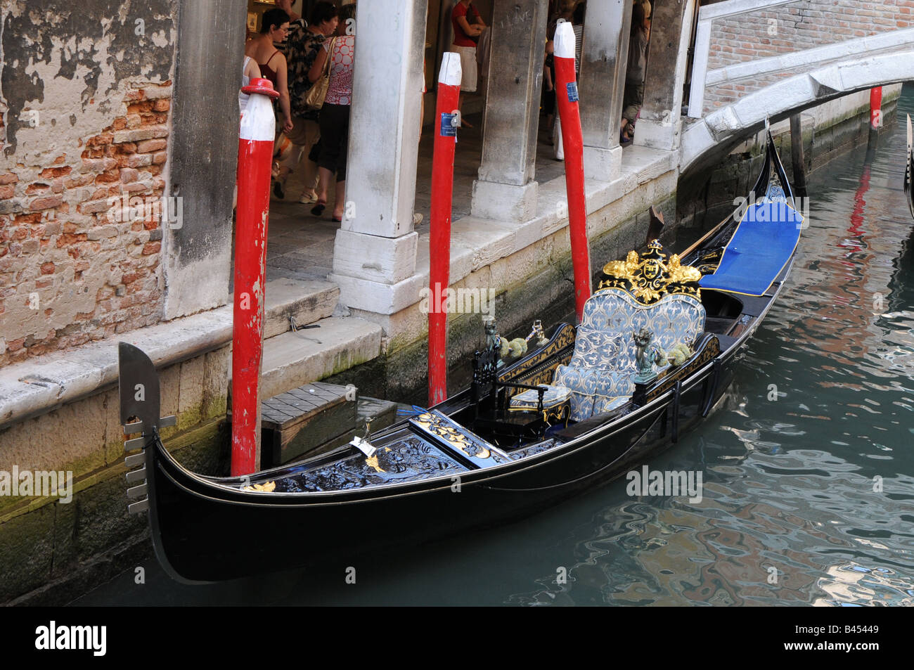 a gondola in Venice Italy Stock Photo - Alamy