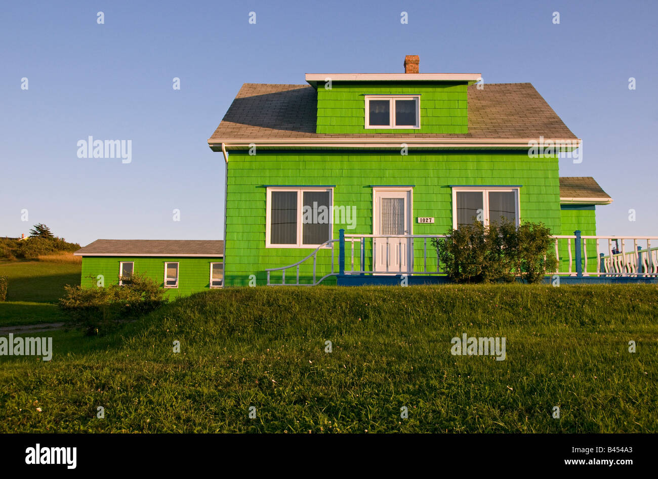 House at Fatima Iles de La Madeleine Quebec Stock Photo Alamy