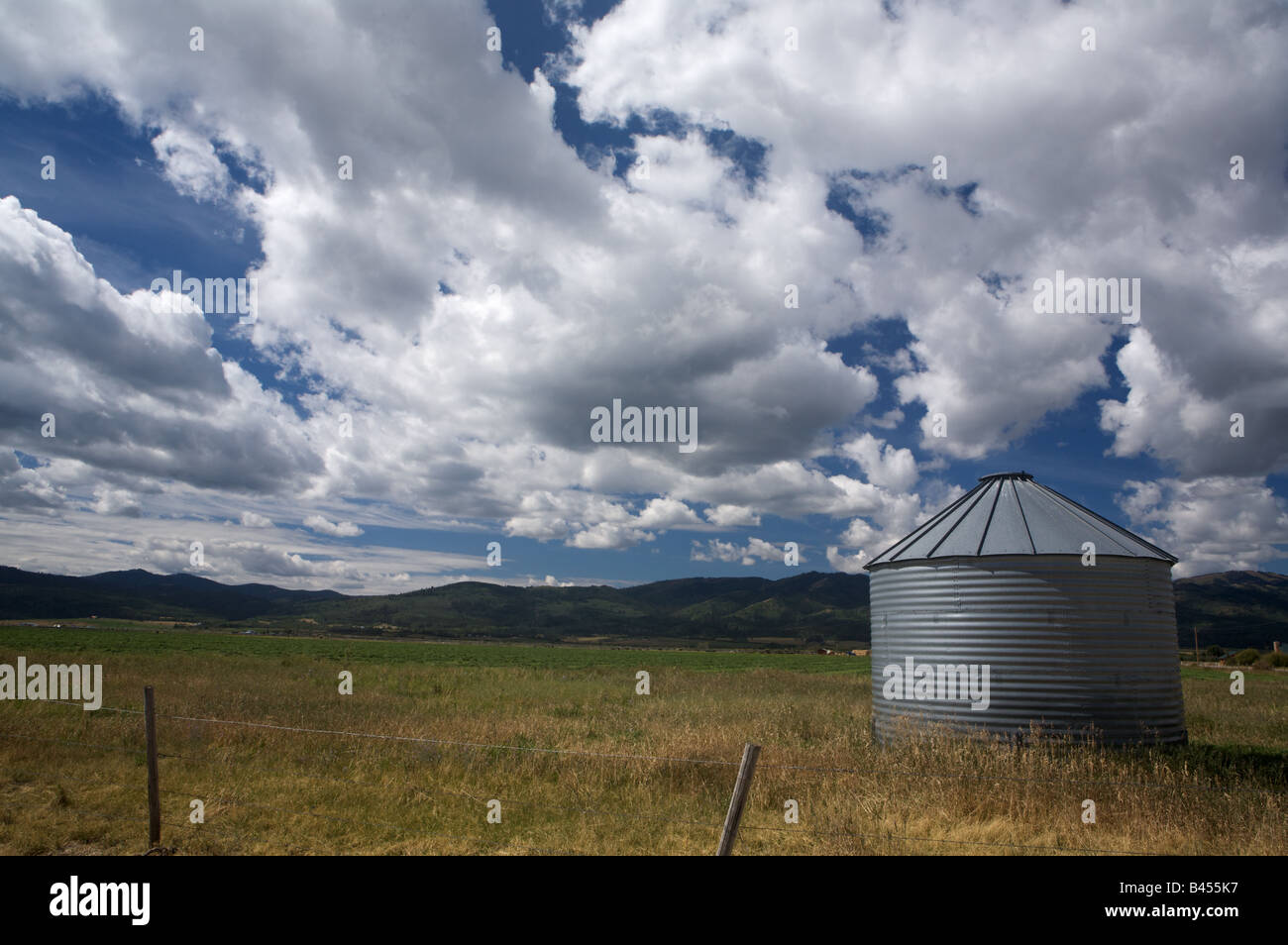 idaho grain silo Stock Photo Alamy