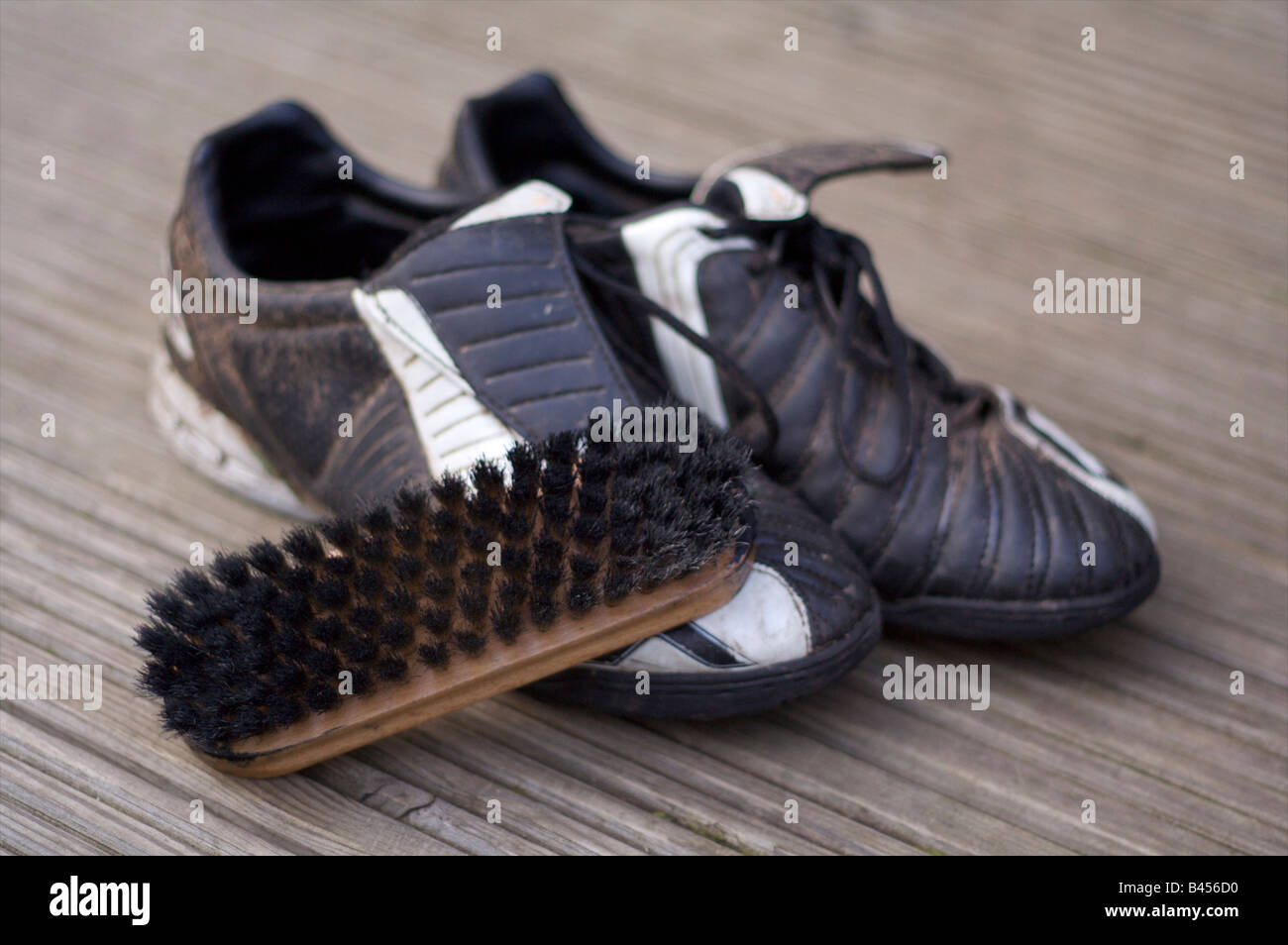 Trainers football boots dirty hires stock photography and images Alamy