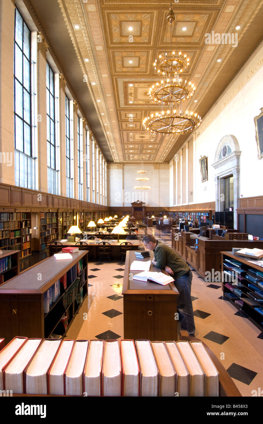 Butler Library, Columbia University, NYC Stock Photo