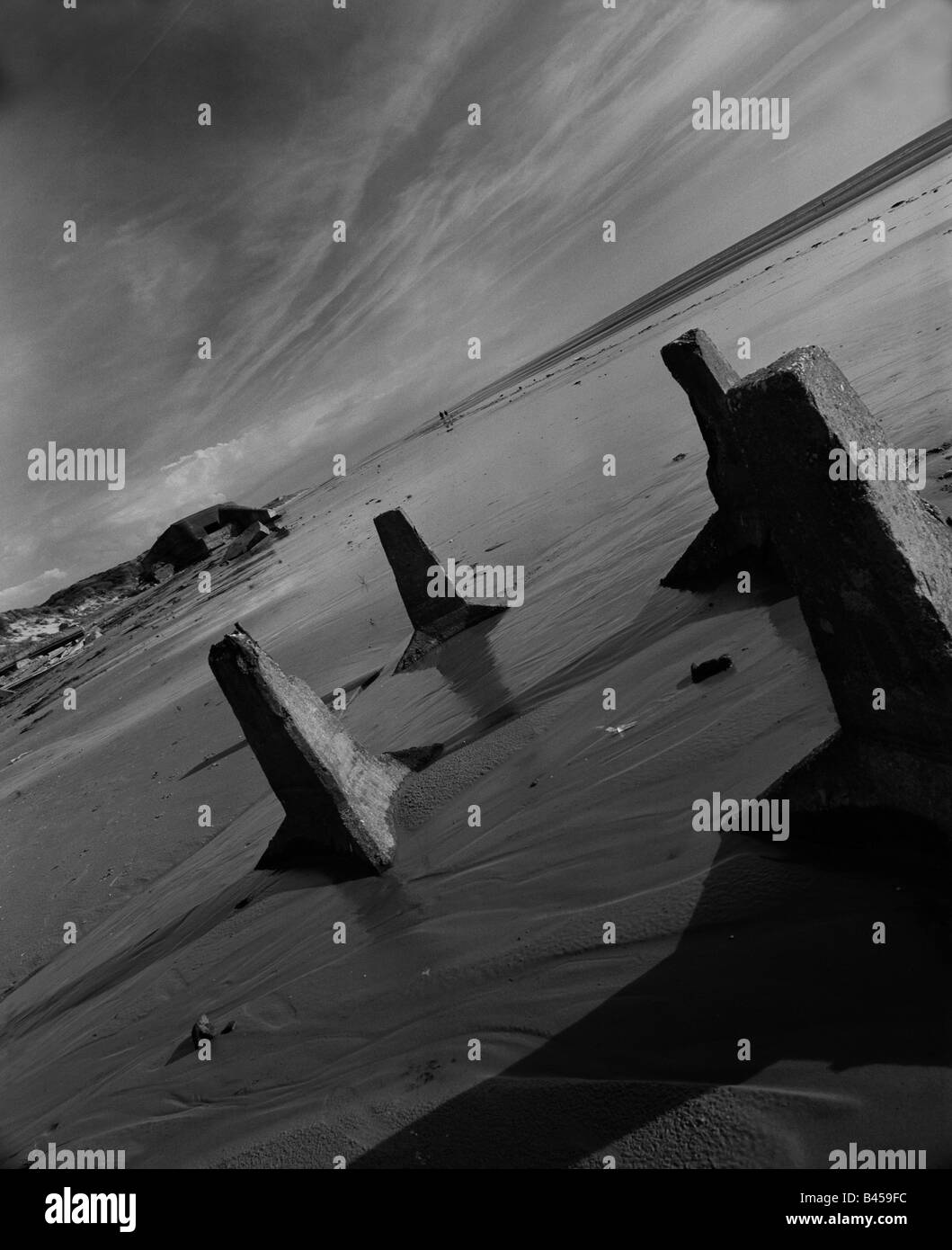 Concrete bunker Black and White Stock Photos & Images - Alamy