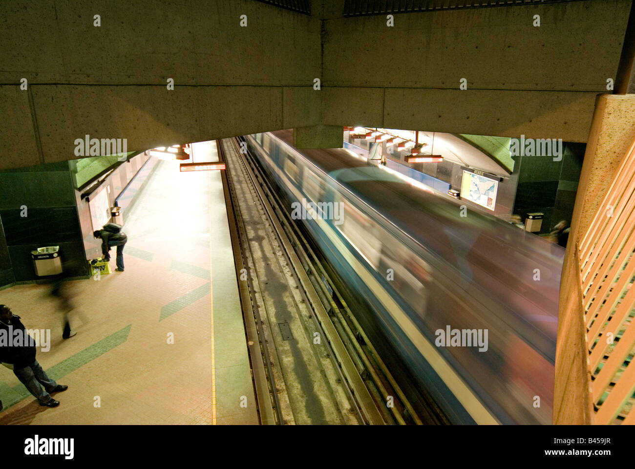 metro Montreal Stock Photo