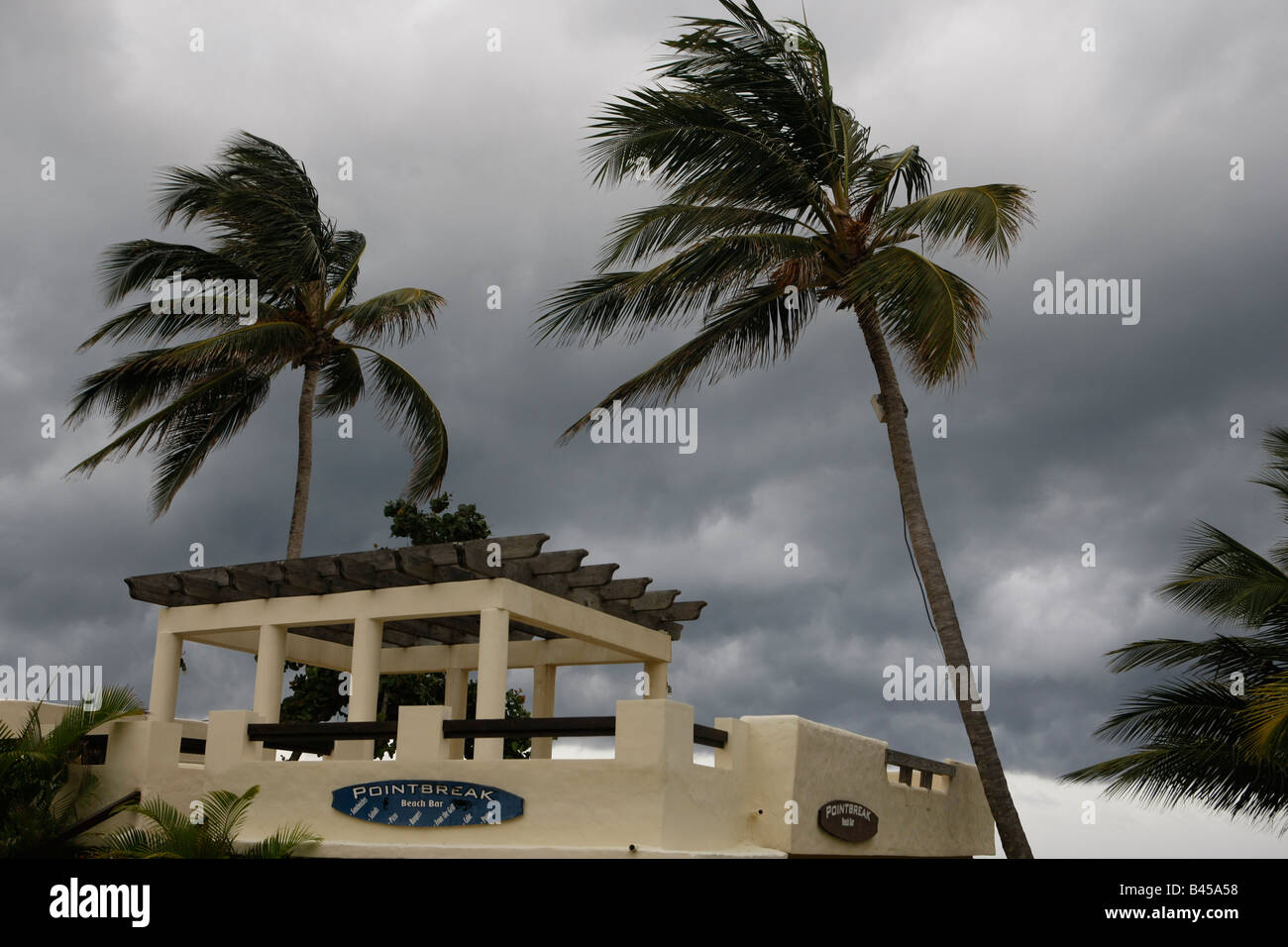 Tropical storm caribbean hi-res stock photography and images - Alamy