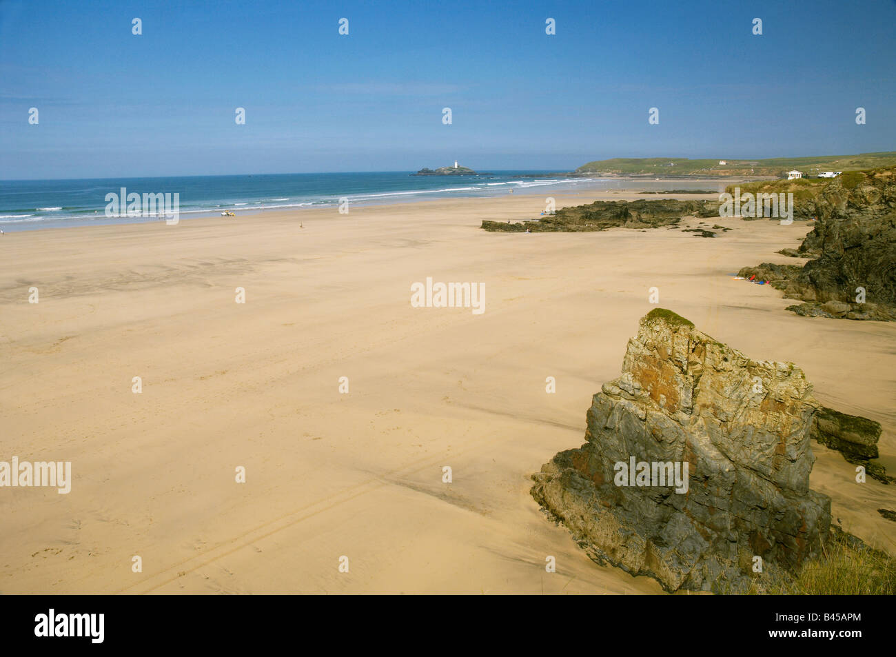 Beach At Gwithian Towans Cornwall UK Stock Photo - Alamy