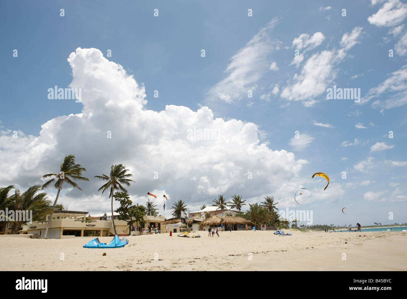 kite beach hotel in the Dominican Republic Stock Photo
