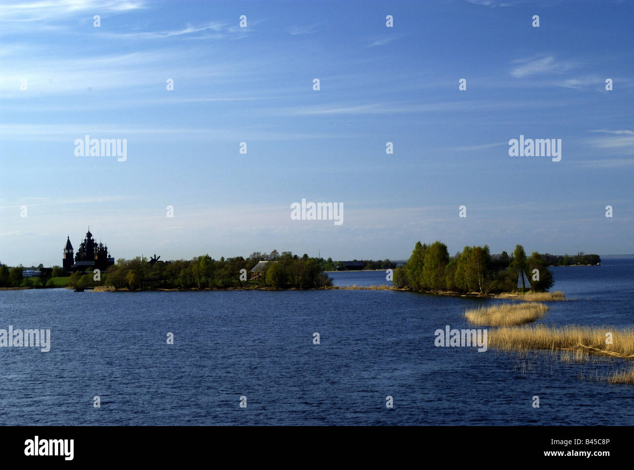 geography / travel, Russia, island Kishi, landscapes, view of the island, Onega lake, , Additional-Rights-Clearance-Info-Not-Available Stock Photo
