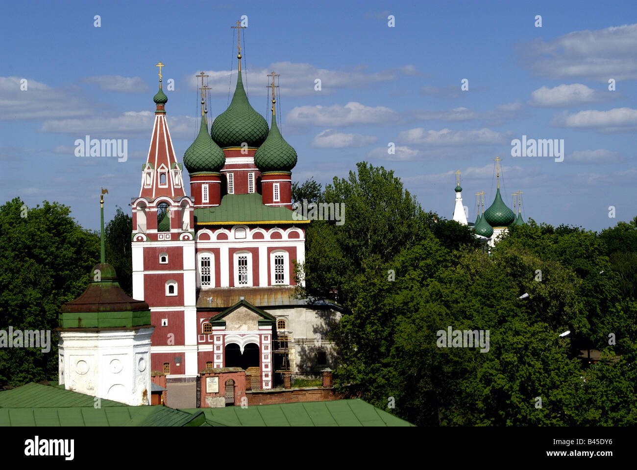 geography / travel, Russia, Yaroslavl, churches ans cloisters, redeemer church, exterior view, Additional-Rights-Clearance-Info-Not-Available Stock Photo