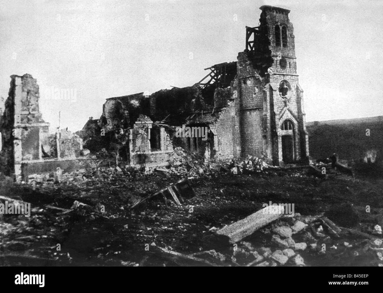 events, First World War / WWI, Western Front, Battle of Verdun 1916, Stock Photo