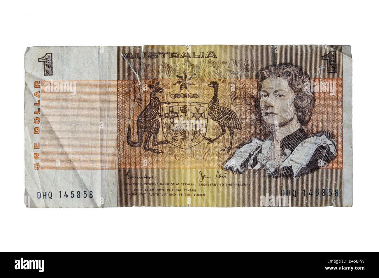 The Australian one Dollar note defunct Stock Photo - Alamy