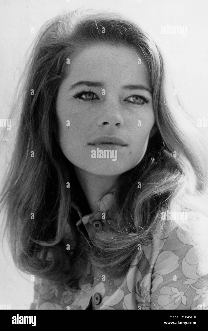 Rampling, Charlotte, * 5.2.1945, British actress, portrait, 1968 , Stock Photo