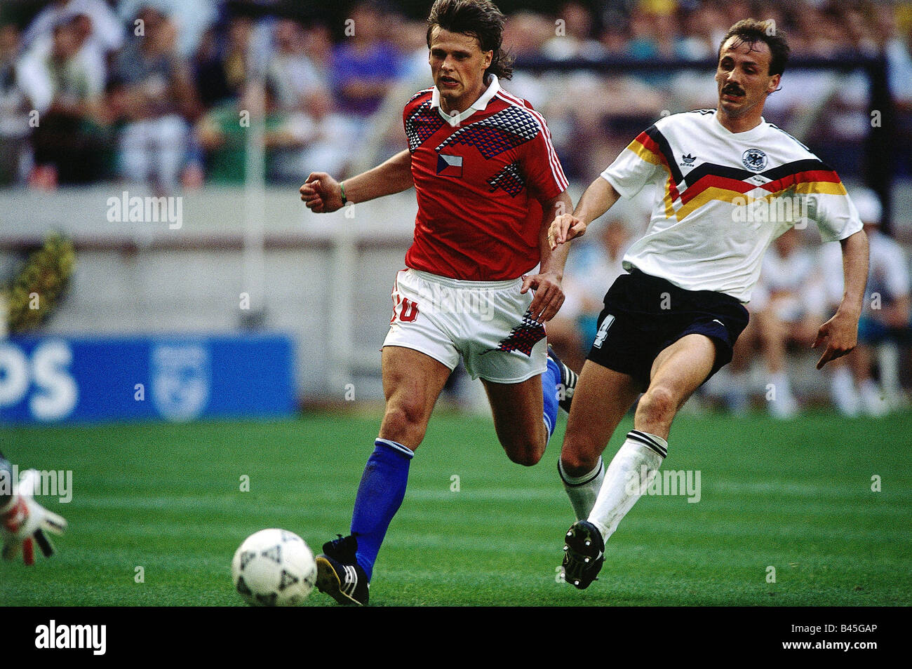 Sport, football, world championship, Germany versus Czechoslovakia, (1