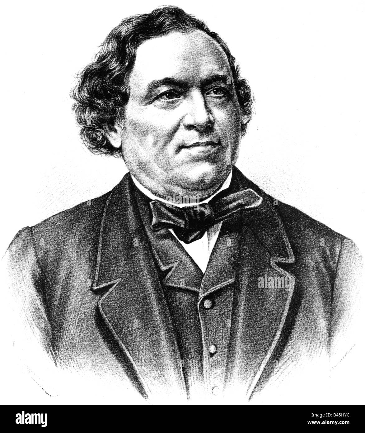 Dumas, Jean-Baptiste, 14.7.1800 - 10.4.1884, French scientist (chemist), portrait, lithograph, 1892, Stock Photo