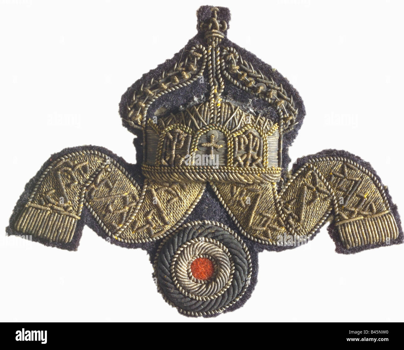 military, insigna, Germany, cap badge, deck officers, circa 1870 - 1919,  Imperial Navy, 20th century, , Stock Photo