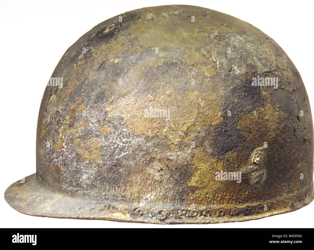 weapons/arms, defensive arms, helmets, Roman helmet without cheek guards, Mannheim type, bronze, mid 1st century BC,  ancient world, , Stock Photo