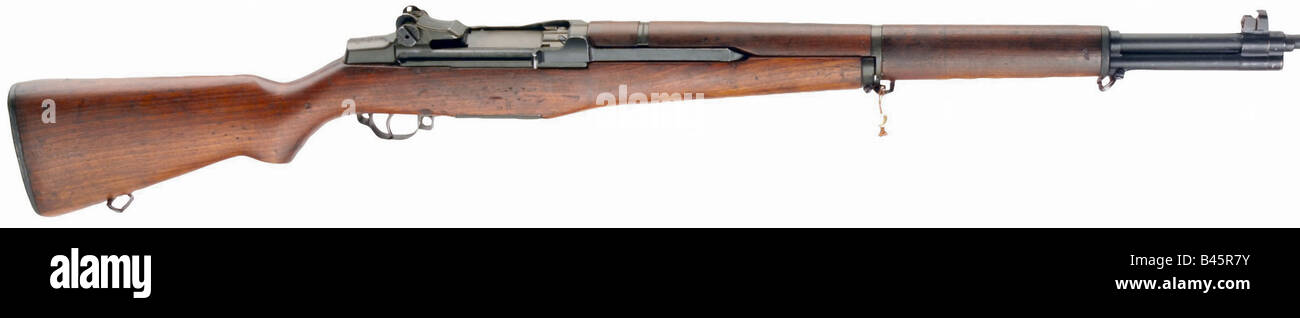 weapons/arms, firearms, long guns, Garand M1, caliber .30-06, Springfield Armory, USA, 1936 - 1957, weapon, firearm, rifle, gun, M-1, M 1, 20th century, , Stock Photo