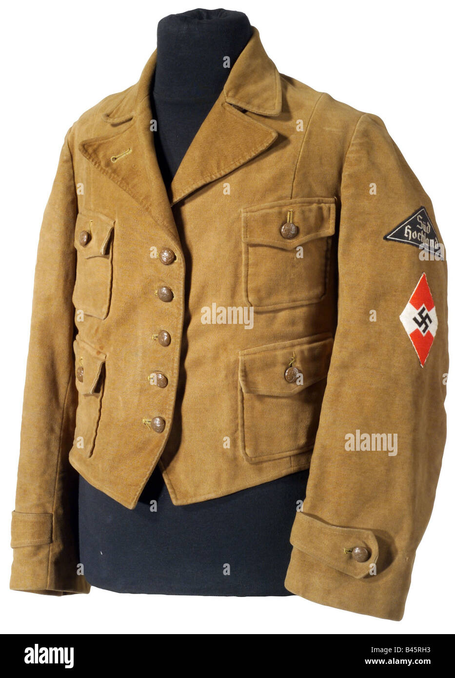 Nazism/National Socialism, organisations, League of German Girls, jacket for Jungmädel (young girls), 1930s, 30s, Nazi Germany, Third Reich, , Stock Photo