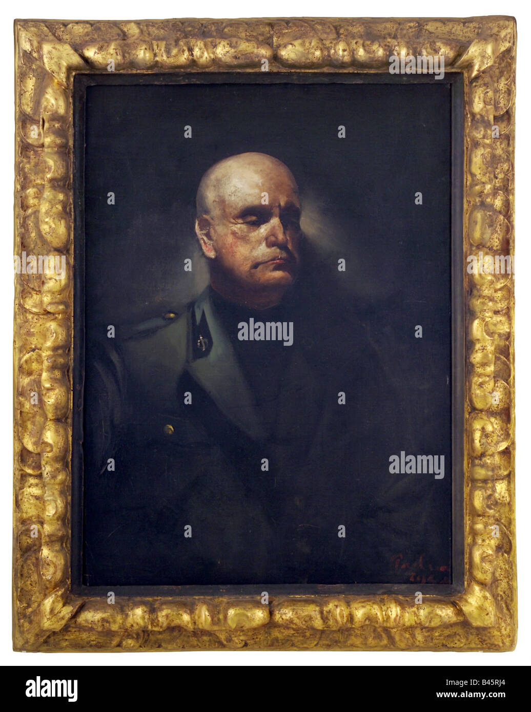 Mussolini, Benito, 29.7.1883 - 28.4.1945, Italien politician (PNF), Prime Minister 30.10.1922 - 25.7.1943, portrait, painting by Paul Mathias Padua (1903 - 1981), Germany 1941, Stock Photo