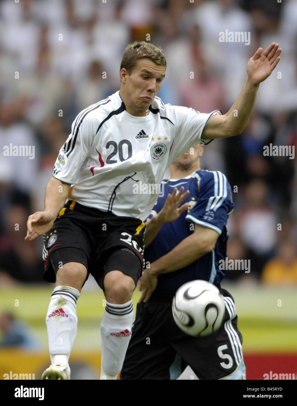 Sport, football, world championships, quarter final, Germany versus Argentina, 4:2 (1:1), Berlin, 30.6.2006, Additional-Rights-Clearance-Info-Not-Available Stock Photo