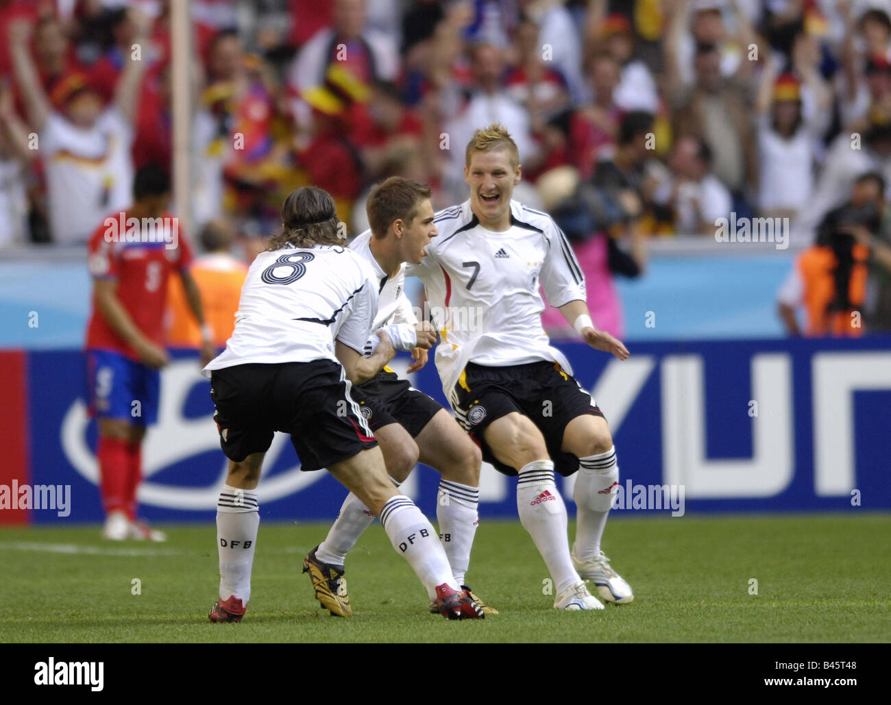 Sport, football, world championships, Germany versus Costa Rica, (4:2), Munich, 9.6.2006, Additional-Rights-Clearance-Info-Not-Available Stock Photo