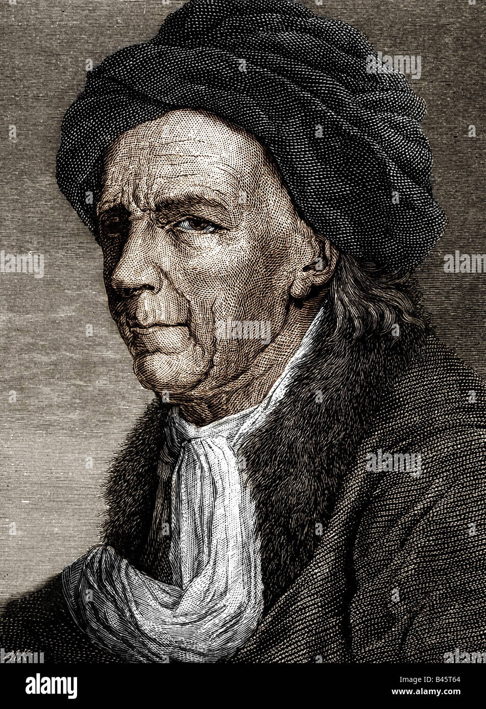 Euler, Leonhard, 15.4.1707 - 7.9.1783, Swiss mathematician and physicist, portrait, engraving after painting by J. Darbes, 1778, Artist's Copyright has not to be cleared Stock Photo