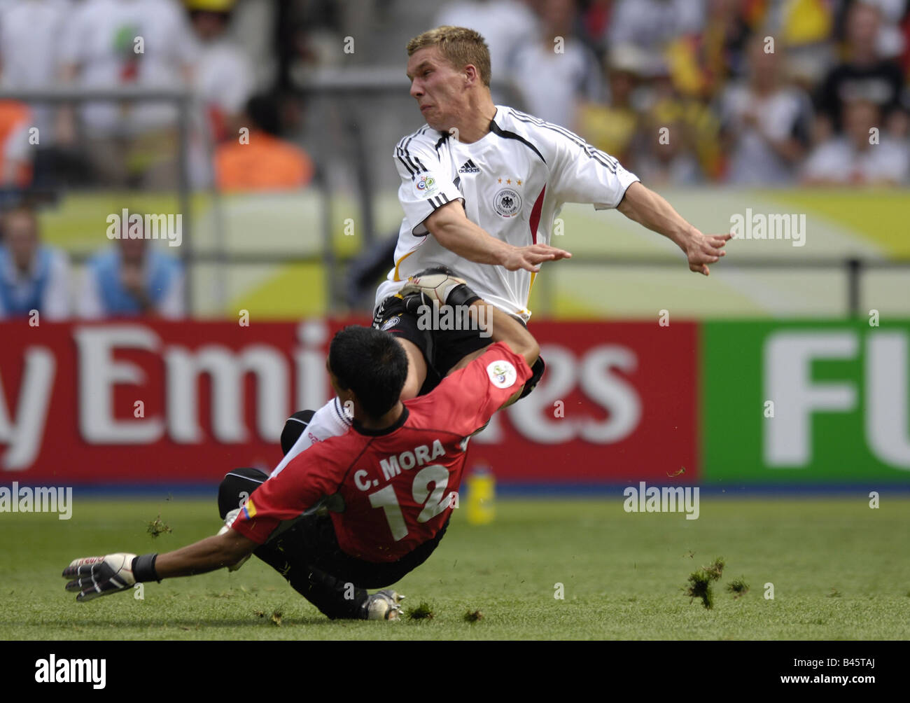 Sport, football, world championships, Ecuador versus Germany, (0:3), Berlin, 20.6.2006, Additional-Rights-Clearance-Info-Not-Available Stock Photo