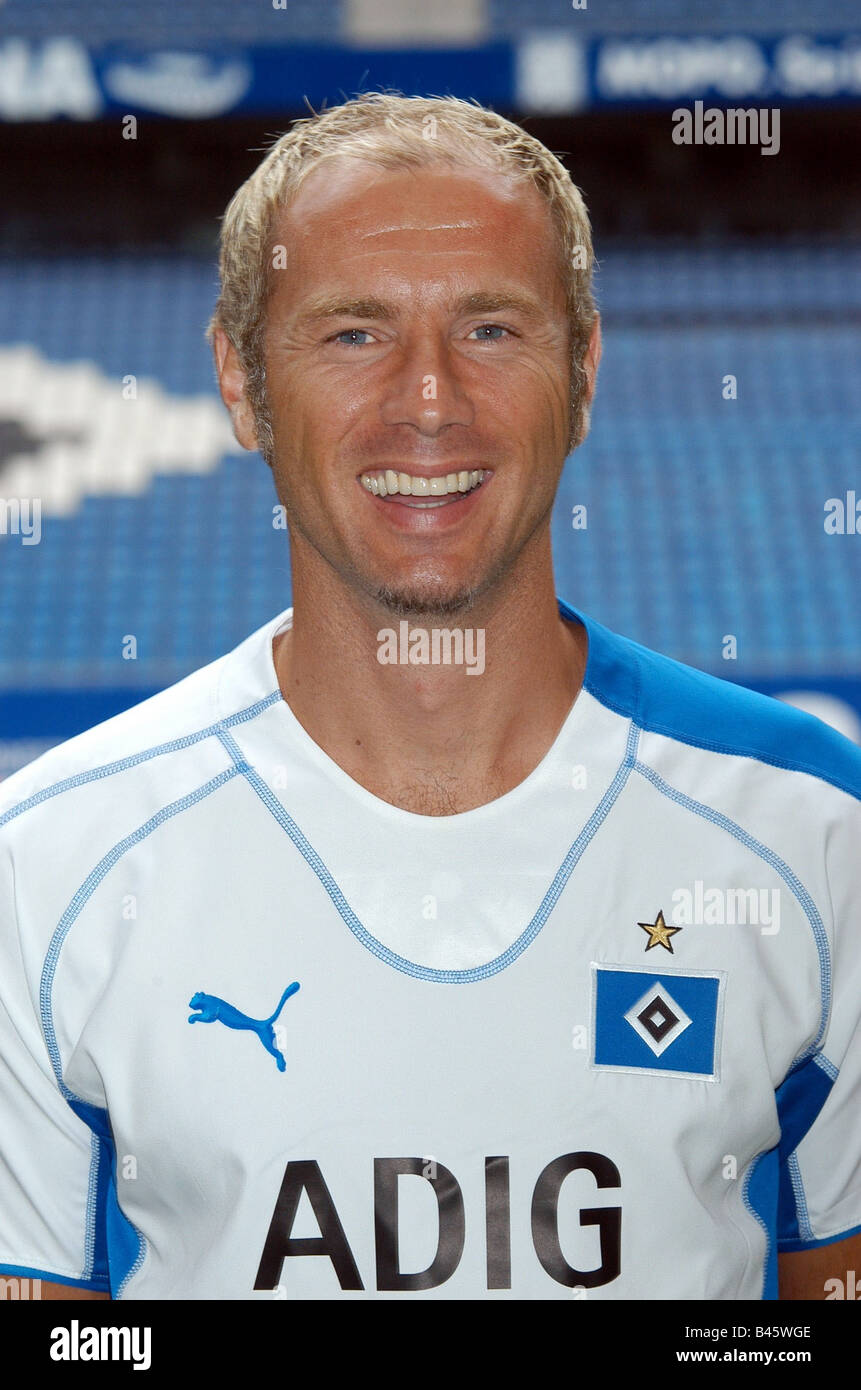 Barbarez, Sergej, * 17.9.1971, Bosnian footballer, portrait, player of the Hamburger SV, season 2005 / 2006, Stock Photo