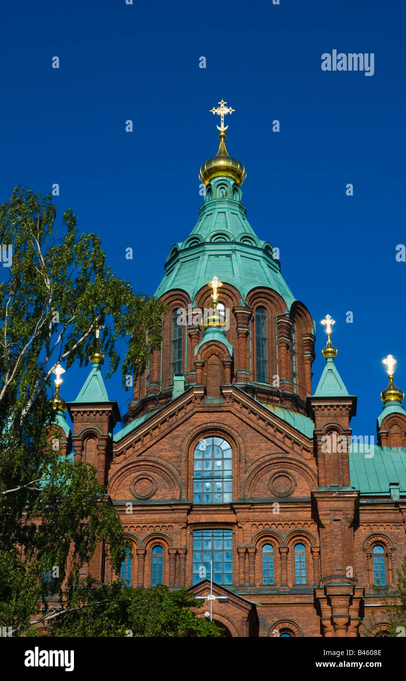Uspensky cathedral in Helsinki Finland Europe Stock Photo