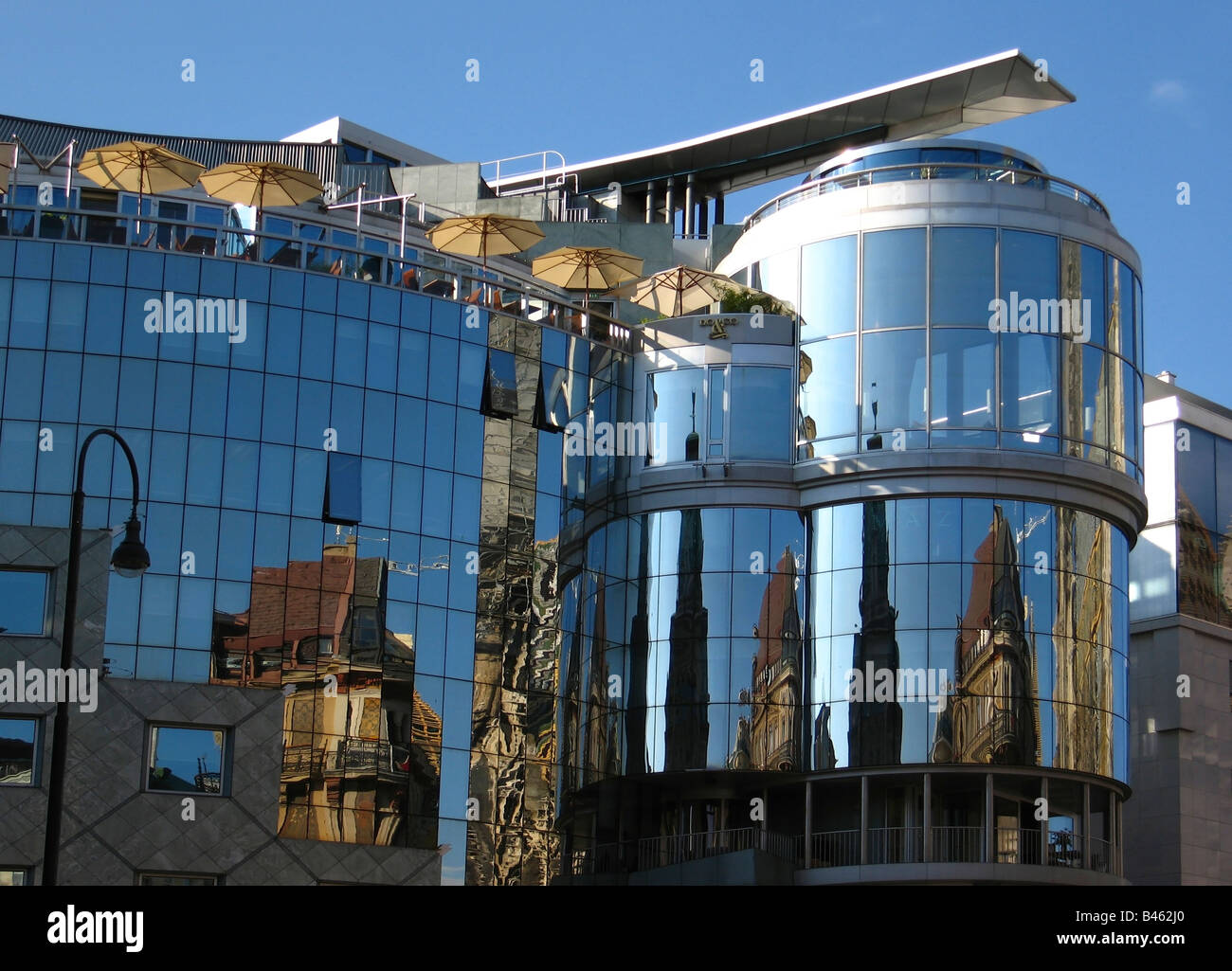 Austria Vienna Haas Haus building Stock Photo