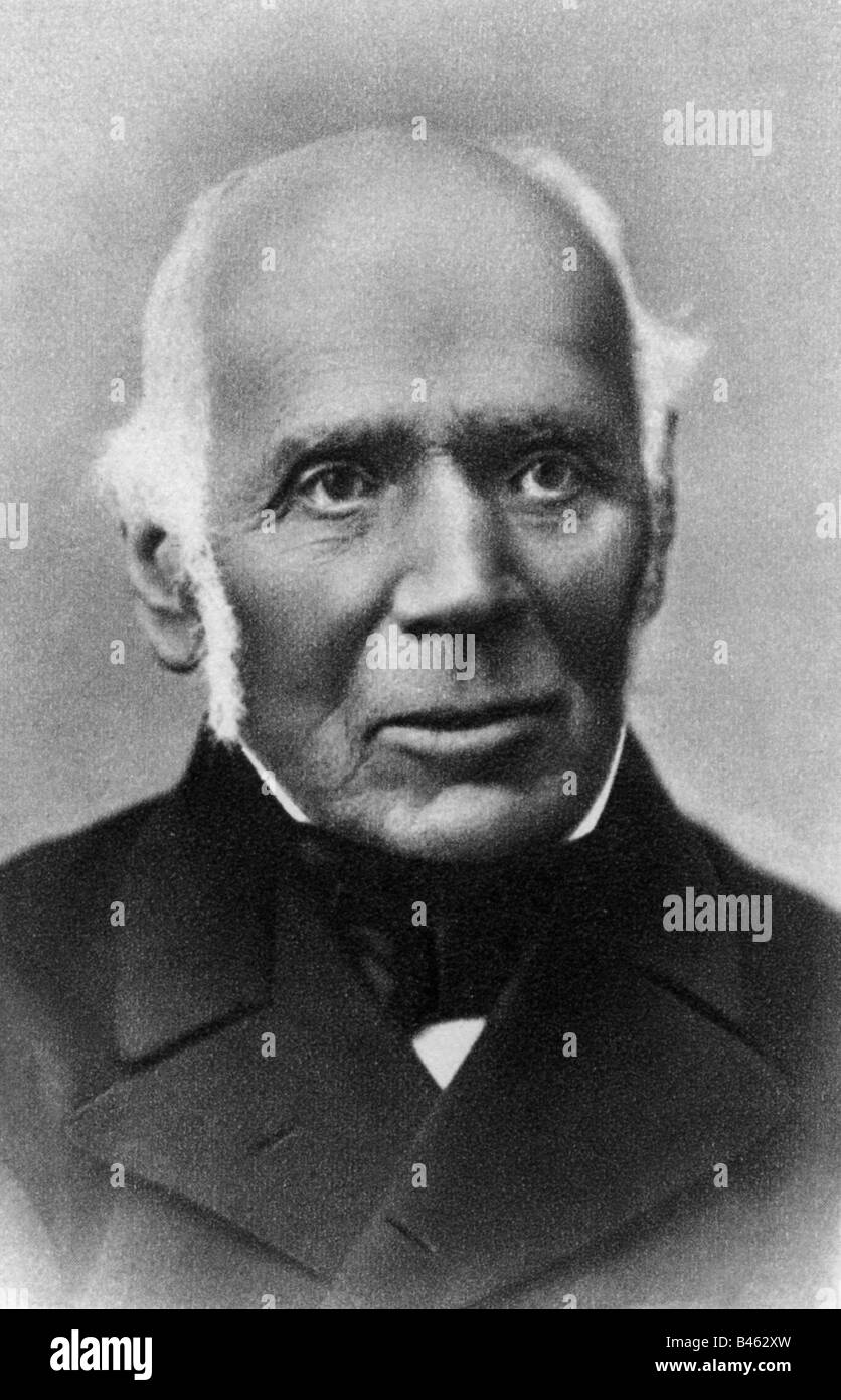 Studer, Gottlieb, 5.8.1804 - 22.12.1890, Swiss mountaineer, portrait, photogravure, 19th century, , Stock Photo