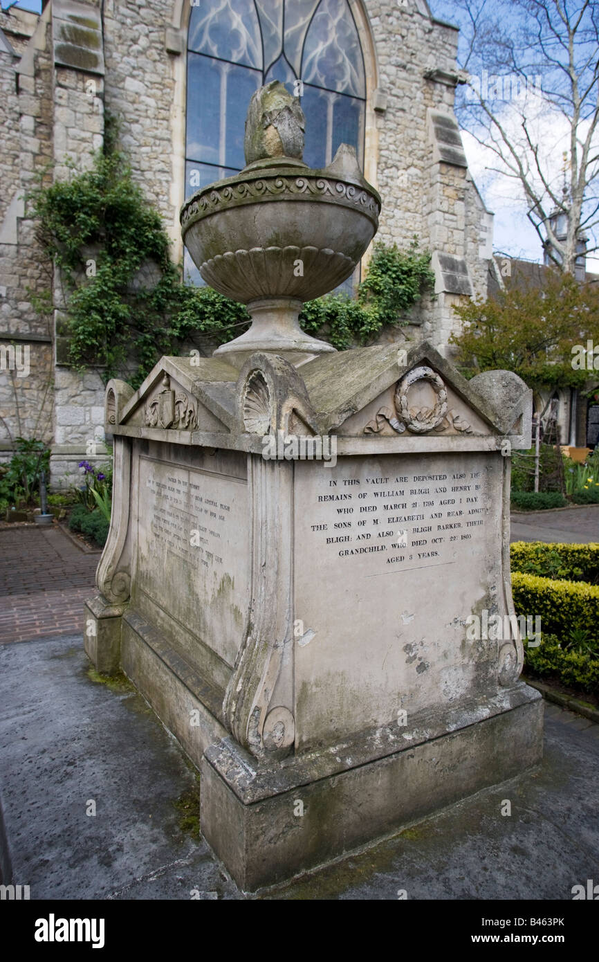 William Bligh Grave at The Garden Museum (formerly The Museum of Garden ...