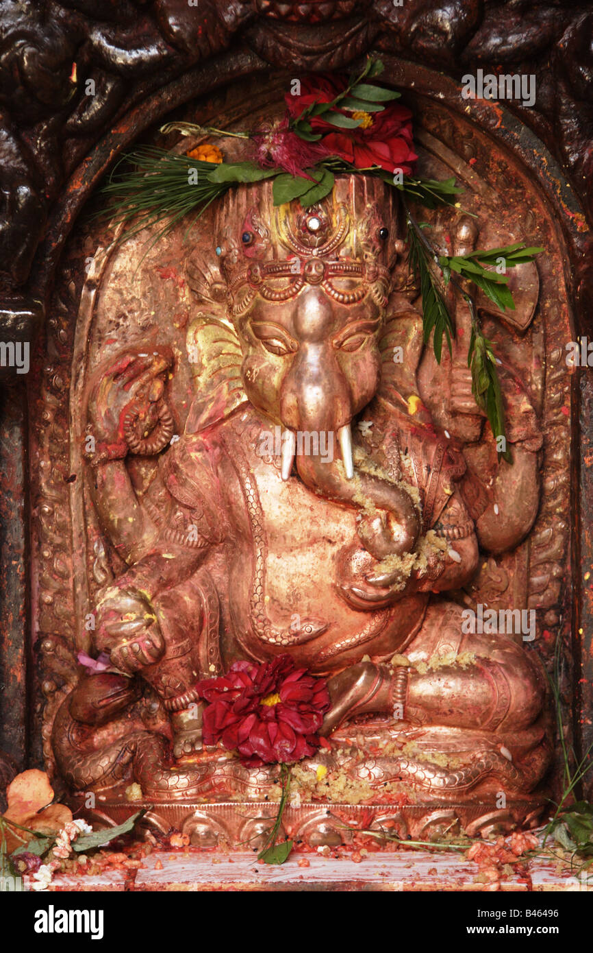 Hindu god statue kathmandu nepal hires stock photography and images