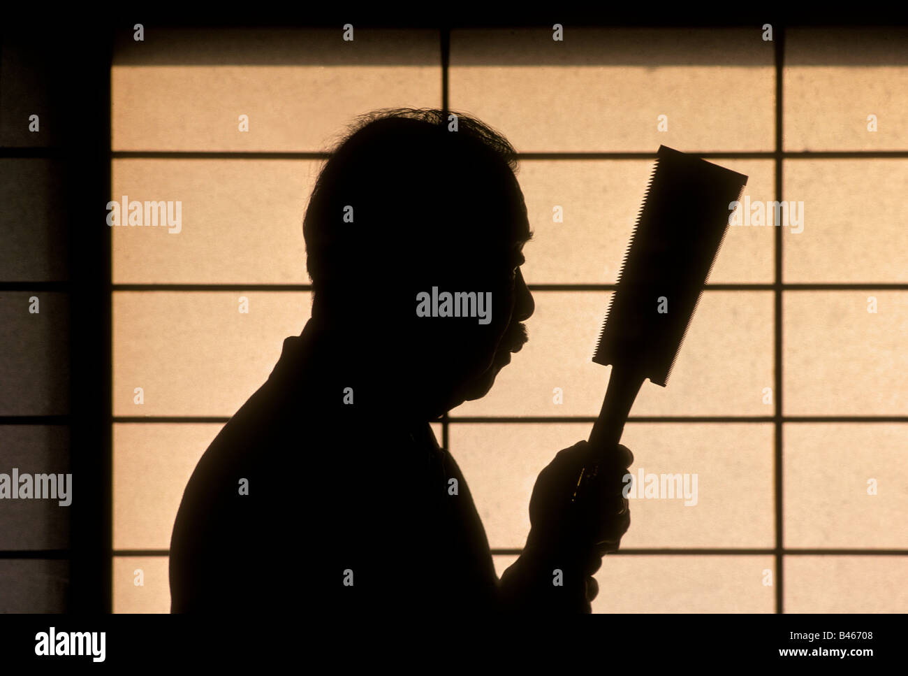 Nakashima master furniture maker Stock Photo Alamy