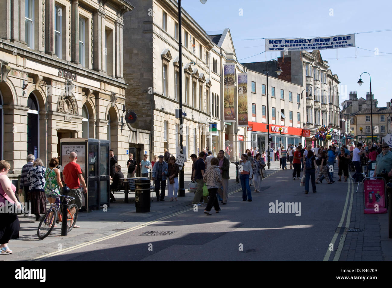 Chippenham town centre wiltshire england uk gb Stock Photo - Alamy