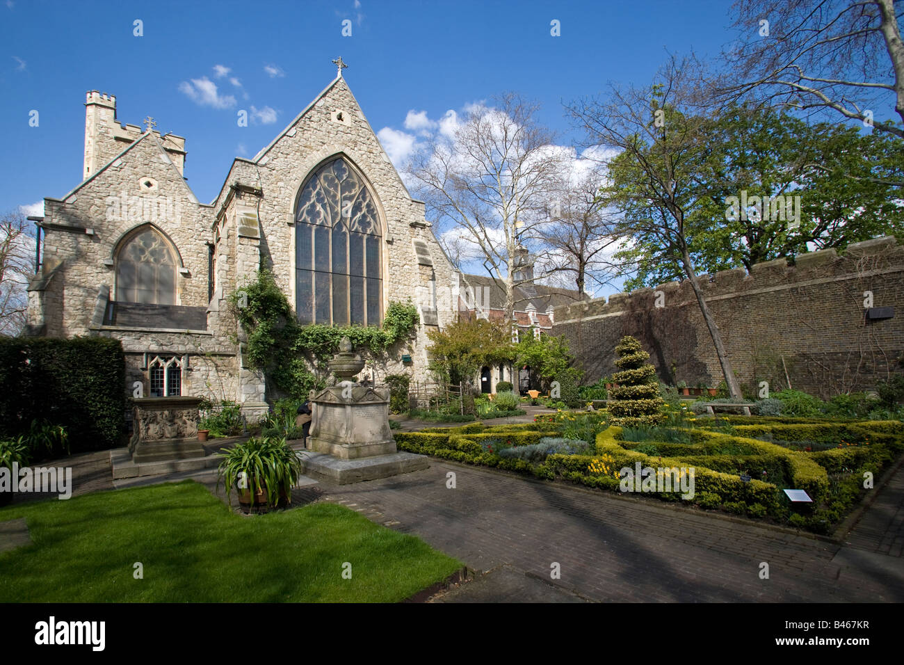 The Garden Museum (formerly The Museum of Garden History) Lambeth London Stock Photo