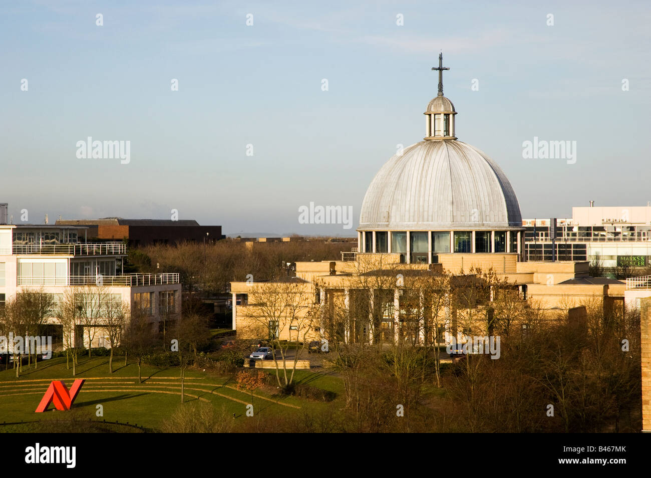 Church of Christ the Cornerstone in Milton Keynes Stock Photo Alamy